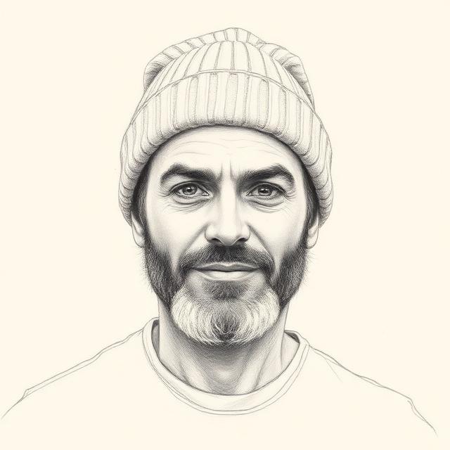 Pencil portrait of Riley
